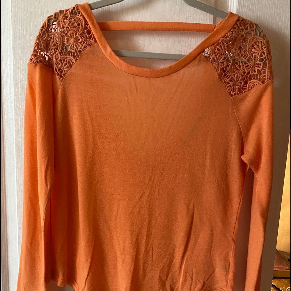 Great open back sweater.